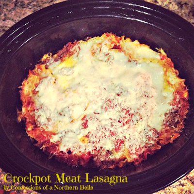 Crockpot Meat Lasagna