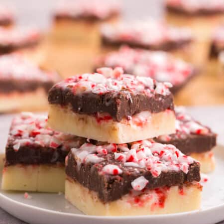 Image of Double Chocolate Peppermint Fudge