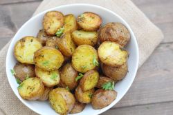 Roasted Garlic Butter Potatoes