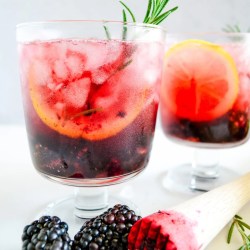 Image of Rosemary-Infused Blackberry Smash Mocktail