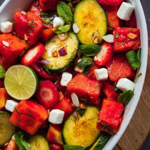 Image of Get the Recipe: Vegan Watermelon Salad