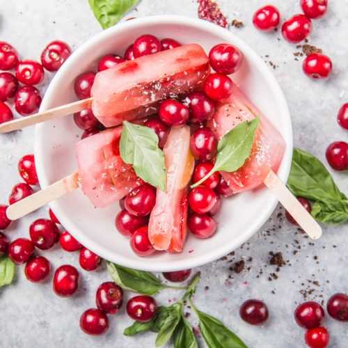 Image of Cherry Pineapple Popsicles