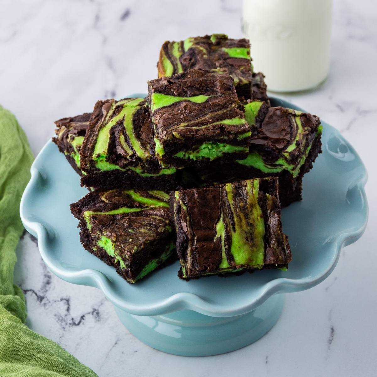 Image of Mint Cheesecake Brownies