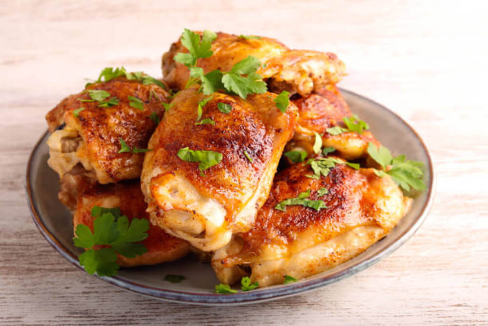 Image of Air Fryer Chicken Thighs Recipe