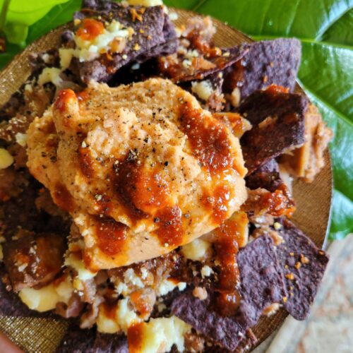 Image of Nachos w/ Daikon Quinoa & Queso Fresco