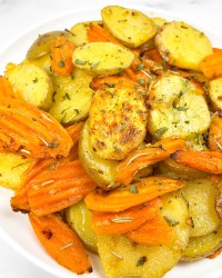 Image of Roasted Potatoes and Carrots