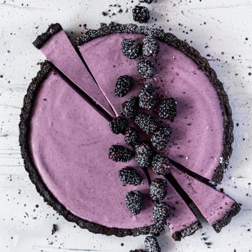 Image of Easy No Bake Blackberry Tart