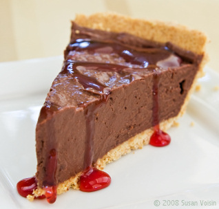 Image of Cherry-Chocolate Mousse Pie