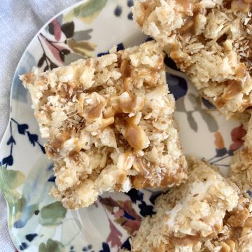Image of Toasted Coconut & Caramel Rice Krispies Treats