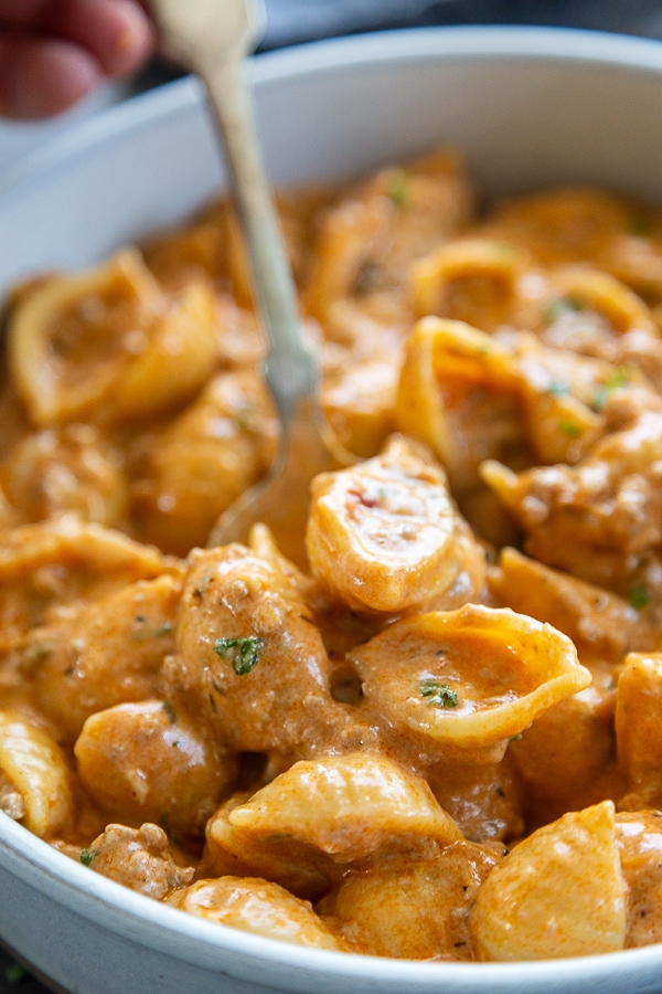 Image of Cheesy Beef and Shells