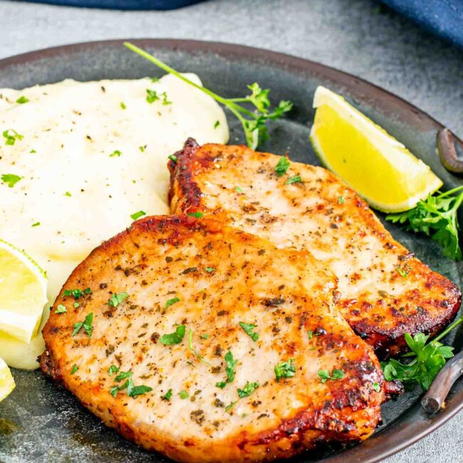 Image of Air Fryer Ranch Pork Chops