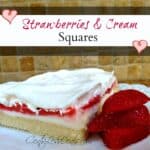 Image of Strawberries & Cream Squares recipe