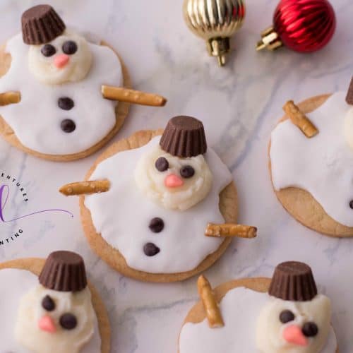 Image of Melted Snowman Cookies