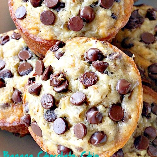 Image of Banana Chocolate Chip Coconut Muffins