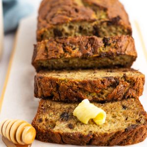 Image of Gluten-Free Banana Zucchini Bread with Chocolate Chips