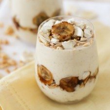 Image of Protein Pudding Recipe with Bananas and Peanut Butter | Vegan, Low Fat, Gluten
Free!