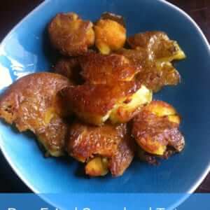 Image of Pan-Fried Smashed Potatoes