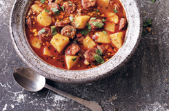 Spanish Potato, Garlic & Chorizo Soup Recipe!