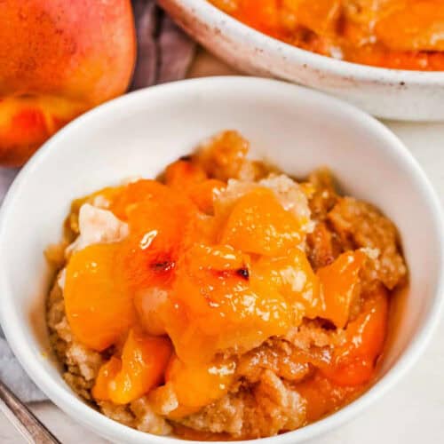 Image of Bisquick Peach Cobbler Recipe