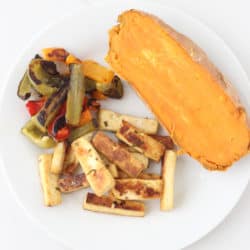 Image of Rosemary Lemon Tofu and Peppers