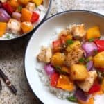 Image of 30-Minute Sheet Pan Pineapple Chicken