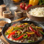 Image of Quick and Flavorful Ground Beef Skillet Dinner Recipe