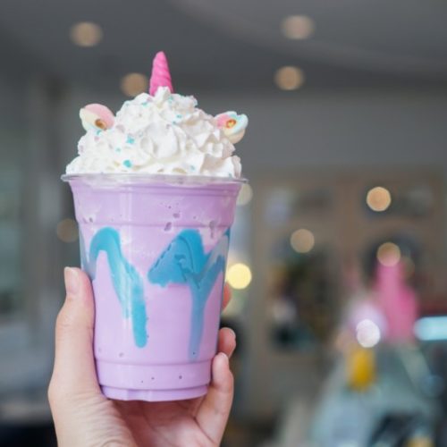 Image of Homemade Starbucks Unicorn Frappuccino