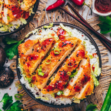 Image of Tofu Katsu with spicy sweet-sour Sauce