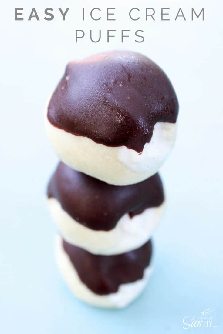 Image of Easy Ice Cream Puffs