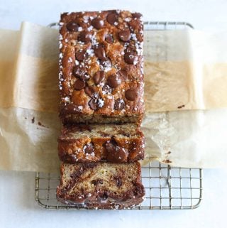 Image of Salted Dark Chocolate Banana Bread