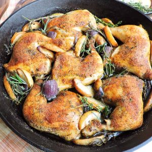 Image of Apple Roasted Herb Chicken