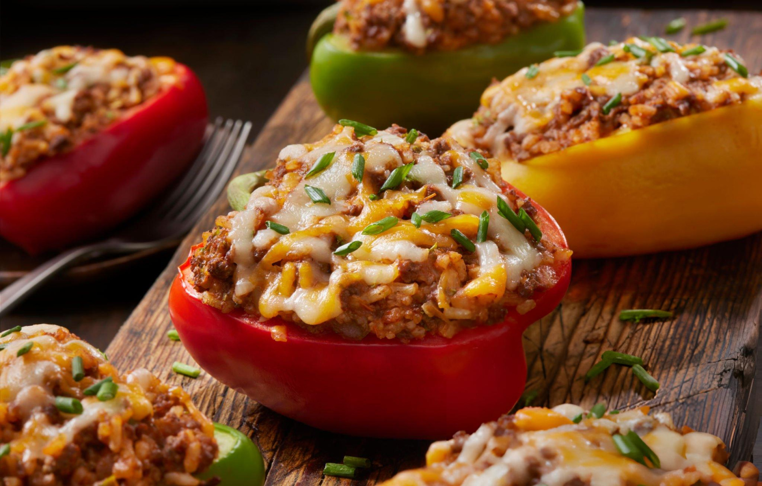 Image of Stuffed Peppers with Rice Recipe