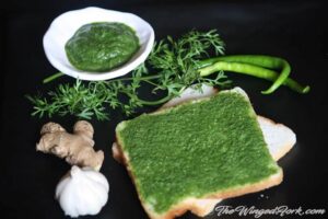 Image of Spicy Indian Green Chutney