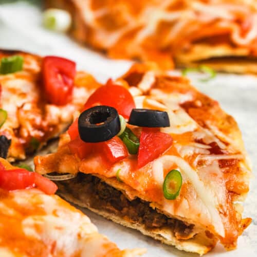 Image of Copycat Taco Bell Mexican Pizza