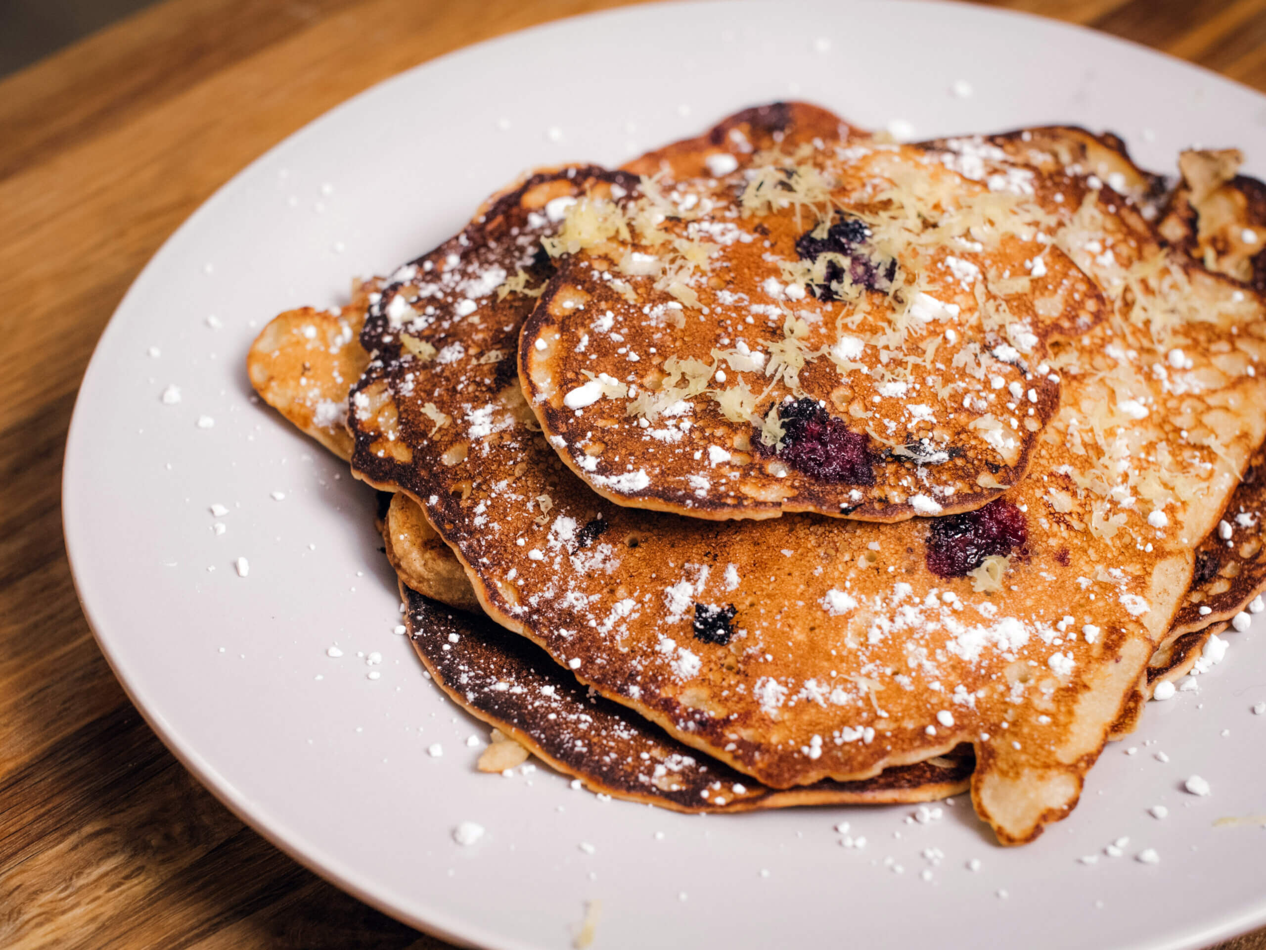 Blueberry lemon pancakes