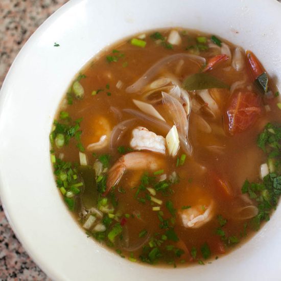 Hot and Sour Prawn Soup (Tom Yum Goong)