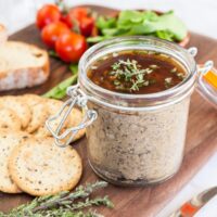 Truffled Wild Mushroom Pâté {vegan}