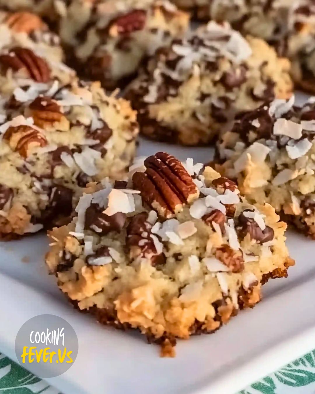 Chocolate Pecan Coconut Cookies