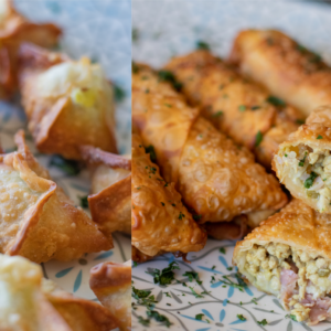 Cuban Wontons and Cuban Egg Rolls