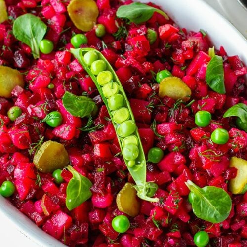 Image of Vinegret (Ukrainian Beet Salad)