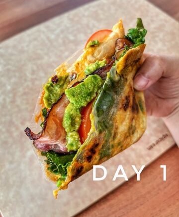 Image of Low Carb Rice Paper BLT Wrap