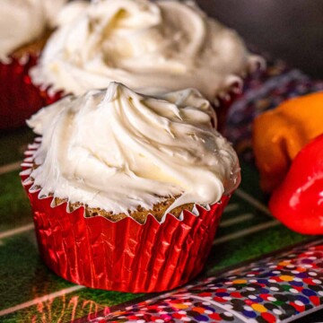Image of Low Fat Habanero Carrot Cake Cupcakes