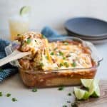 Cheesy Chicken Tamale Casserole