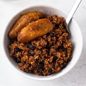 Image of Dominican Rice and Black Beans (Moro de Habichuelas Negras)