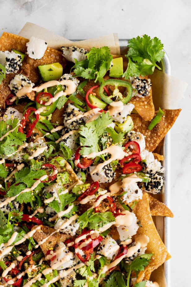 Image of Yellowtail Wonton Nachos