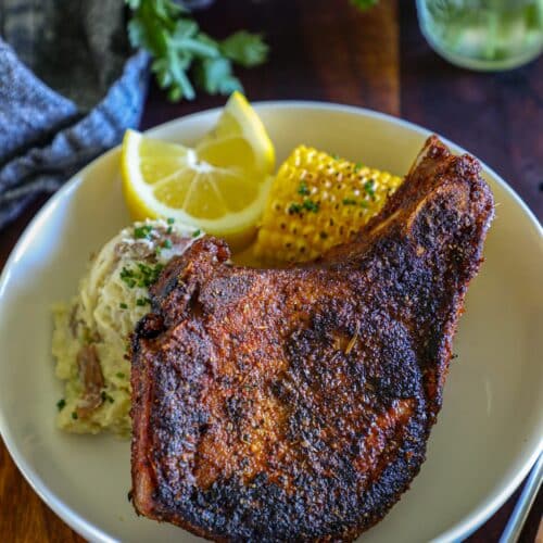 Image of Blackened Pork Chops Recipe