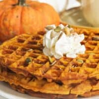 Easy Pumpkin Waffles