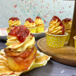 Image of Rhubarb and Custard Cupcakes