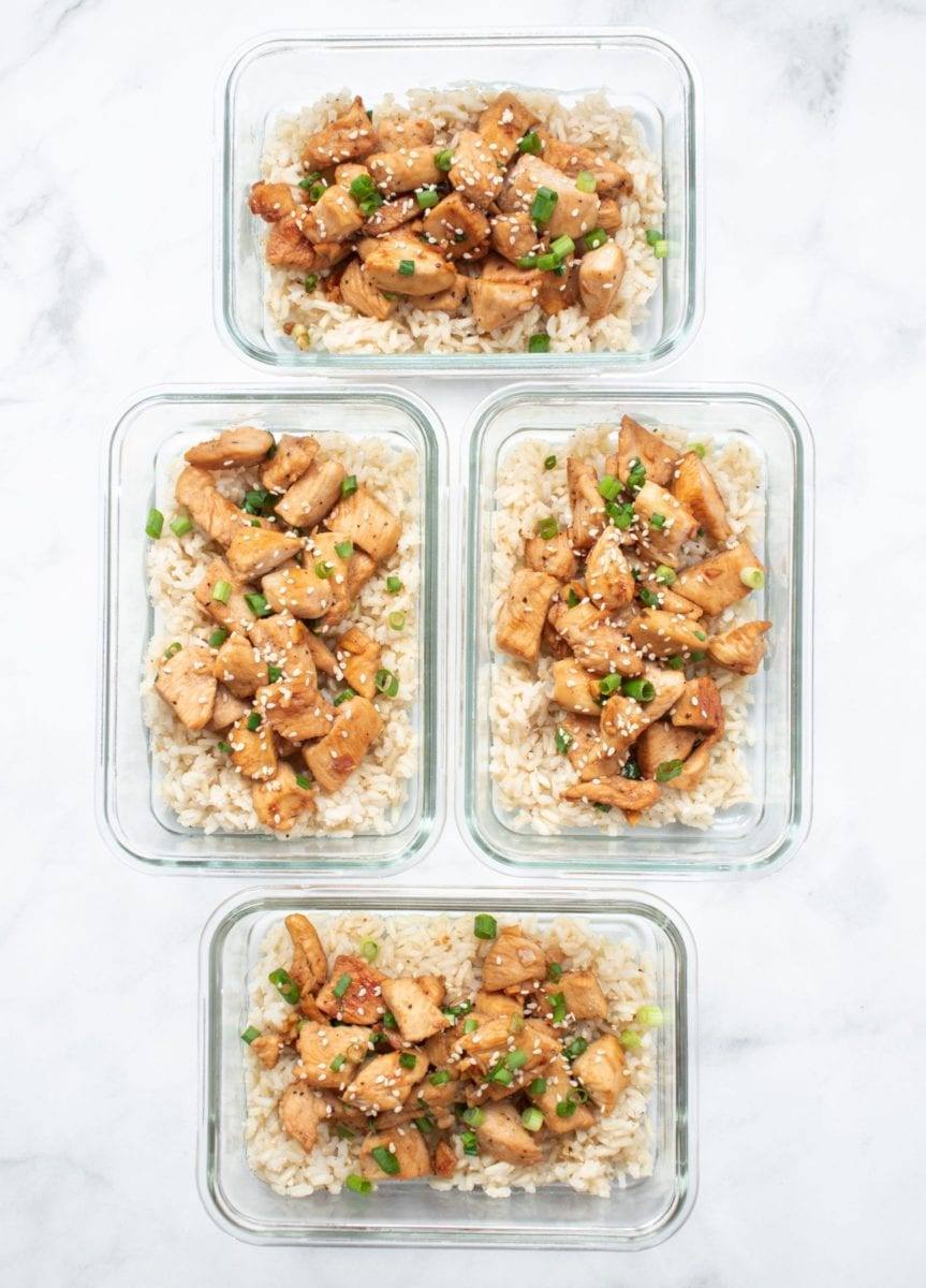Honey Sesame Chicken & Rice
