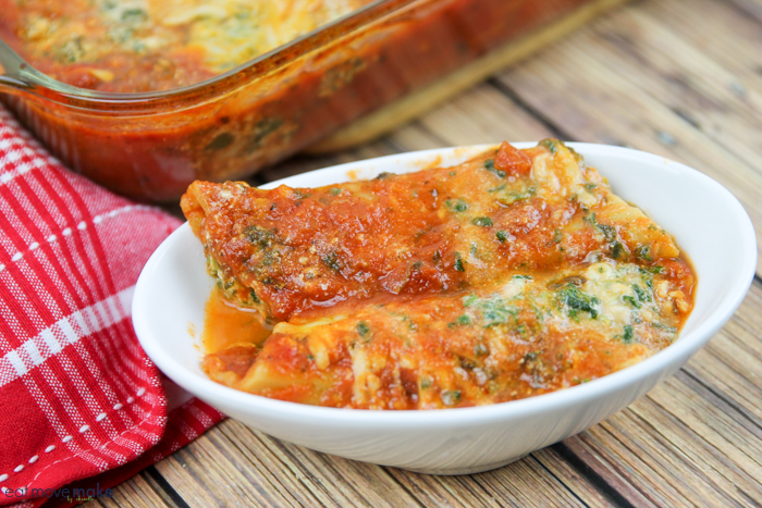 Image of No Boil Manicotti with Spinach and Cheese